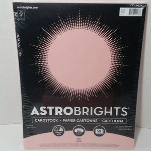 Astrobrights Cardstock Scrapbook Paper Pink